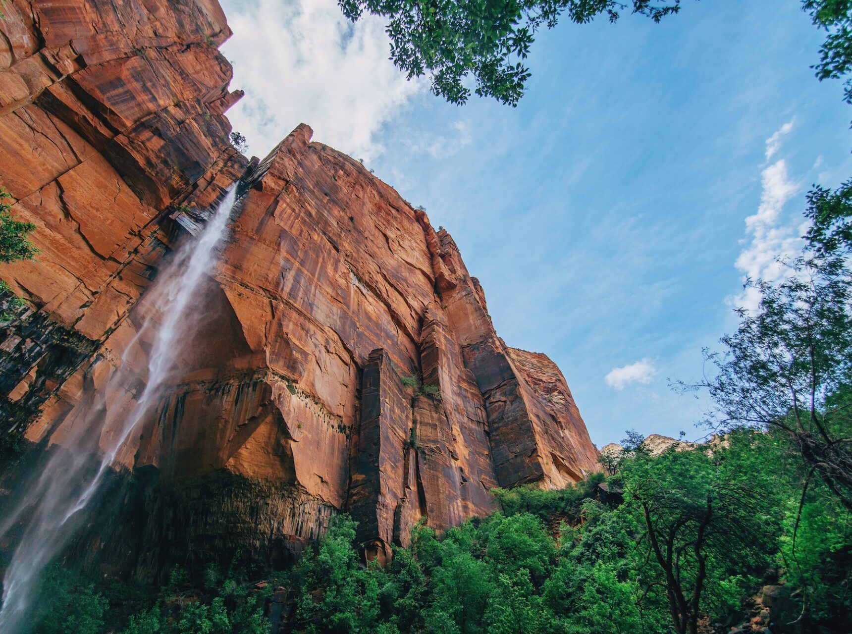 waterfall cliff
