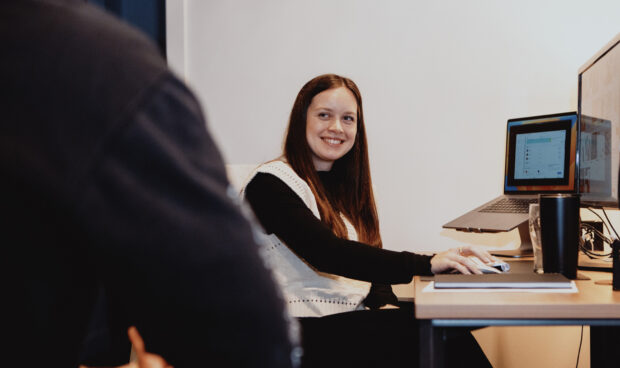 Maddie our new designer