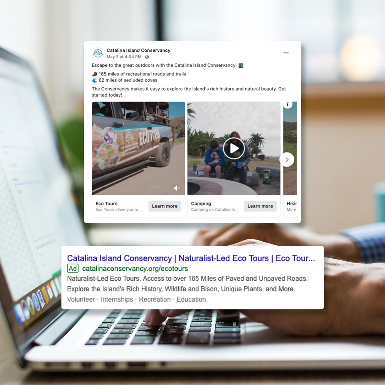Catalina Island Conservancy digital marketing ad
