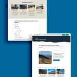 Catalina Island Conservancy website mockups