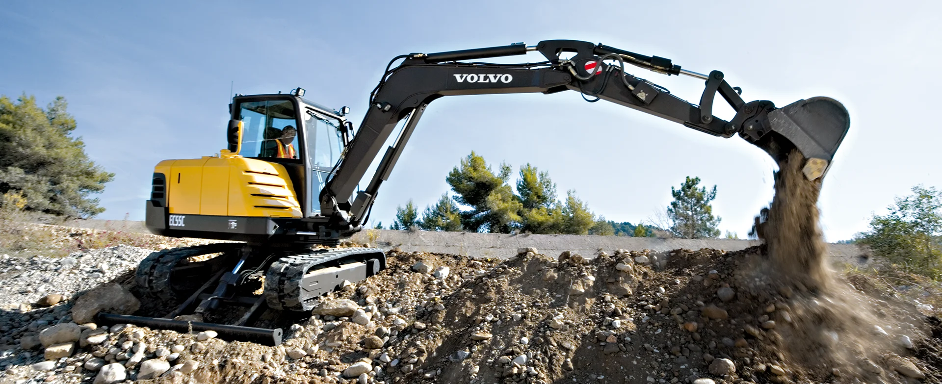Volvo Construction Equipment excavator digging
