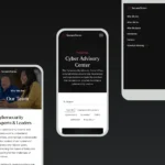 SecureStrux website mobile views