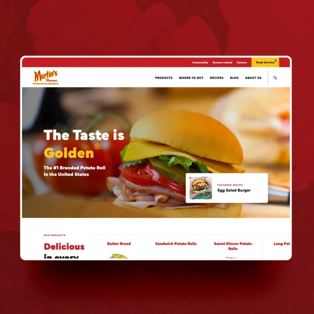 Martin's Potato Rolls home page