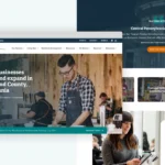 CAEDC web mockup