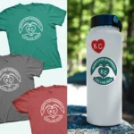 The Signatry conference t-shirts and water bottle