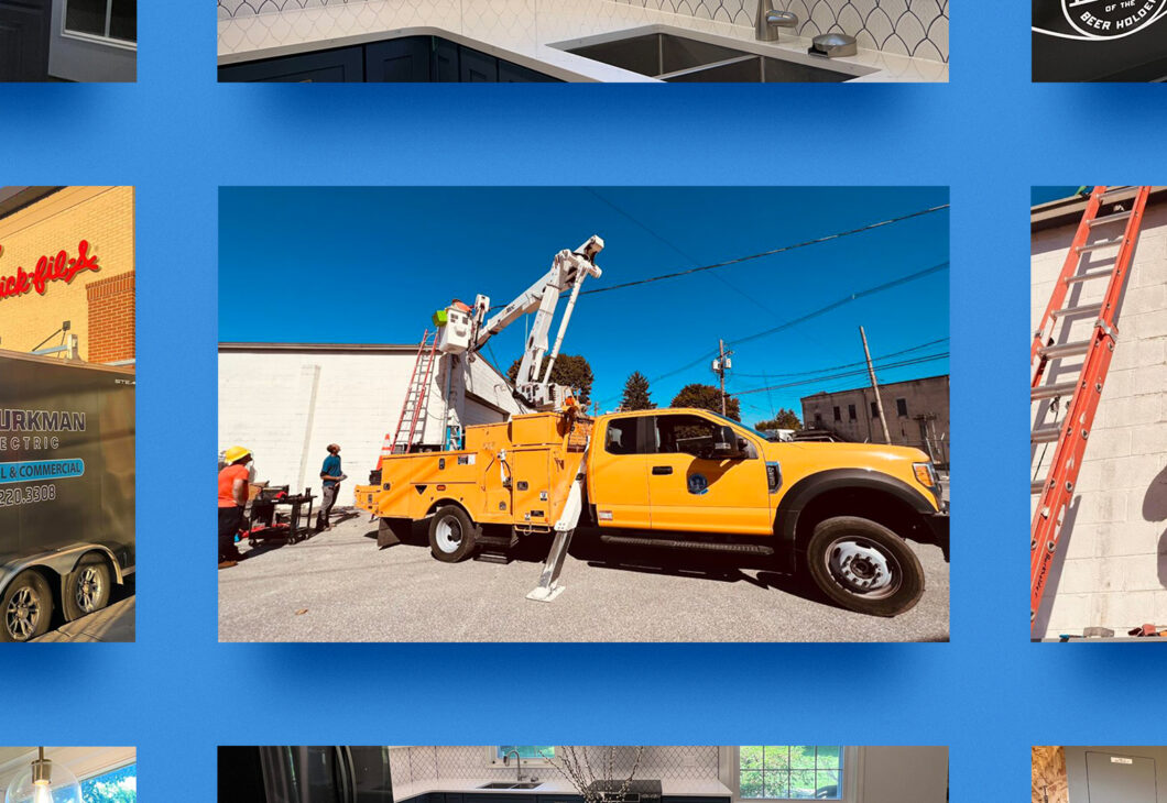 Print photo of yellow truck.