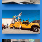 Print photo of yellow truck.